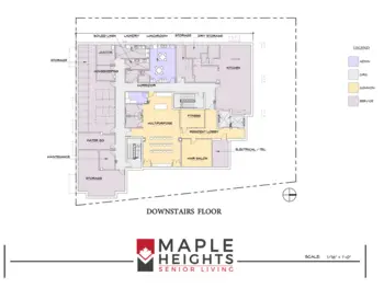 Floorplan of Maple Heights Senior Living, Assisted Living, Washington, DC 3