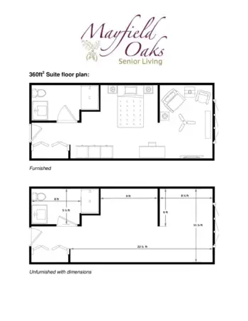 Floorplan of Mayfield Oaks, Assisted Living, Alpharetta, GA 1