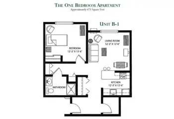 Floorplan of Meadowmere Madison, Assisted Living, Madison, WI 2