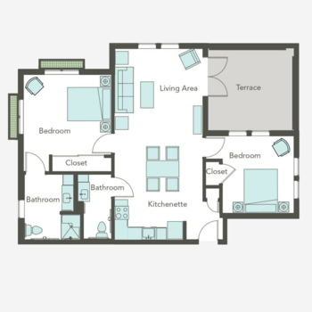 Floorplan of Aegis Living of West Seattle, Assisted Living, Seattle, WA 2