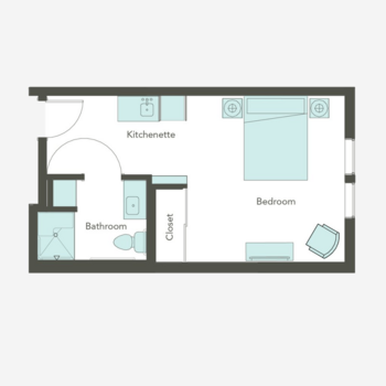 Floorplan of Aegis Living of West Seattle, Assisted Living, Seattle, WA 3