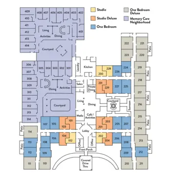 Floorplan of Benton House of Blue Springs, Assisted Living, Memory Care, Blue Springs, MO 1