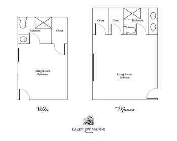 Floorplan of Lakeview Manor Community, Assisted Living, Springfield, GA 1