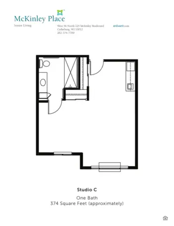 Floorplan of McKinley Place, Assisted Living, Cedarburg, WI 2