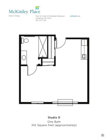 Floorplan of McKinley Place, Assisted Living, Cedarburg, WI 3
