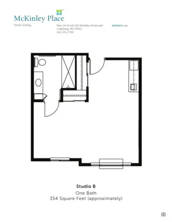 Floorplan of McKinley Place, Assisted Living, Cedarburg, WI 4