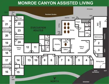 Floorplan of Monroe Canyon Assisted Living, Assisted Living, Monroe, UT 1