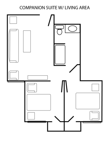 Floorplan of Prestige Estates, Assisted Living, Tyler, TX 10