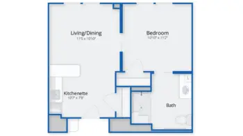 Floorplan of Sturges Ridge of Fairfield, Assisted Living, Fairfield, CT 1