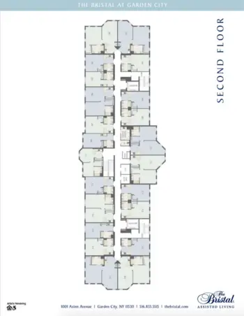 Floorplan of The Bristal at Garden City, Assisted Living, Garden City, NY 6