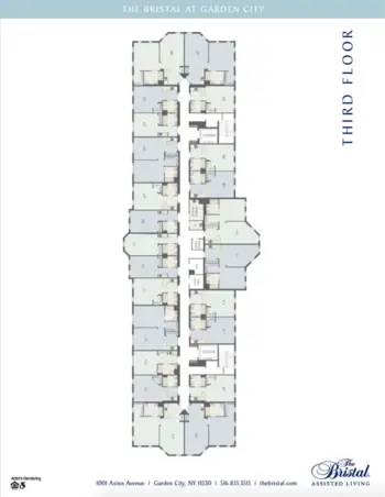 Floorplan of The Bristal at Garden City, Assisted Living, Garden City, NY 7