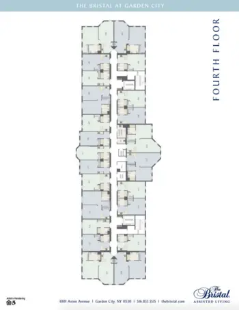 Floorplan of The Bristal at Garden City, Assisted Living, Garden City, NY 8
