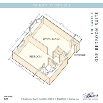 Floorplan of The Bristal at North Hills, Assisted Living, North Hills, NY 2