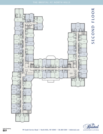 Floorplan of The Bristal at North Hills, Assisted Living, North Hills, NY 7