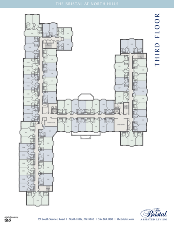 Floorplan of The Bristal at North Hills, Assisted Living, North Hills, NY 8