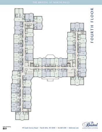 Floorplan of The Bristal at North Hills, Assisted Living, North Hills, NY 9