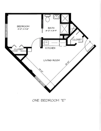 Floorplan of The Villa at Saint Antoine, Assisted Living, Memory Care, North Smithfield, RI 3