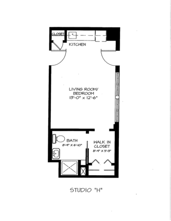 Floorplan of The Villa at Saint Antoine, Assisted Living, Memory Care, North Smithfield, RI 6