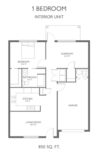 Floorplan of Traditions at North Willow, Assisted Living, Indianapolis, IN 5
