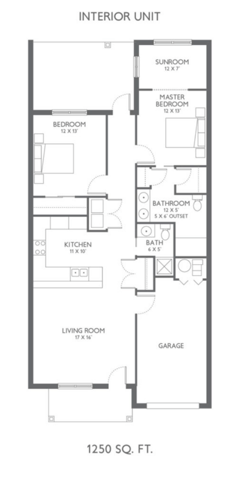 Floorplan of Traditions at North Willow, Assisted Living, Indianapolis, IN 7