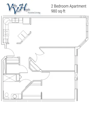 Floorplan of Valley View Heights Assisted Living, Assisted Living, Bismarck, ND 2