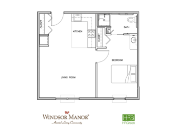Floorplan of Windsor Manor Grinnell, Assisted Living, Memory Care, Grinnell, IA 6