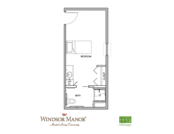 Floorplan of Windsor Manor Grinnell, Assisted Living, Memory Care, Grinnell, IA 7