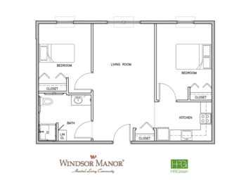 Floorplan of Windsor Manor Grinnell, Assisted Living, Memory Care, Grinnell, IA 9
