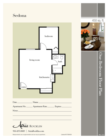 Floorplan of Atria Rocklin, Assisted Living, Rocklin, CA 3