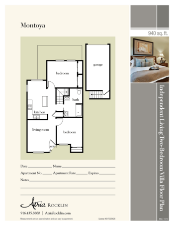 Floorplan of Atria Rocklin, Assisted Living, Rocklin, CA 5