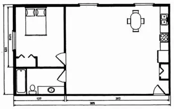 Floorplan of Birchview Gardens, Assisted Living, Hackensack, MN 4