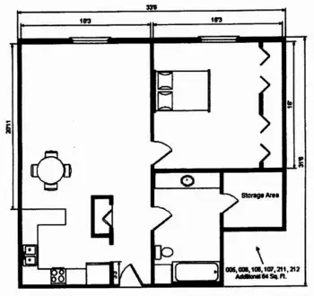 Floorplan of Birchview Gardens, Assisted Living, Hackensack, MN 5