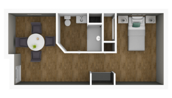 Floorplan of Elmcroft of Minot, Assisted Living, Minot, ND 1