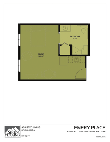 Floorplan of Emery Place, Assisted Living, Memory Care, Robins, IA 5