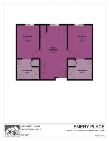 Floorplan of Emery Place, Assisted Living, Memory Care, Robins, IA 10