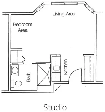 Floorplan of Hearthstone at Beaverton, Assisted Living, Beaverton, OR 4