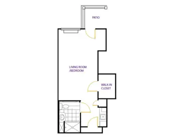 Floorplan of Leawood Gardens Senior Living, Assisted Living, Leawood, KS 2