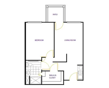 Floorplan of Leawood Gardens Senior Living, Assisted Living, Leawood, KS 4