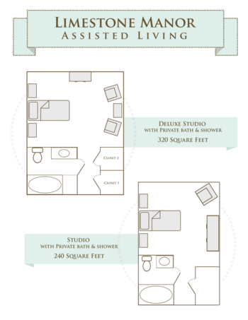 Floorplan of Limestone Manor, Assisted Living, Athens, AL 1