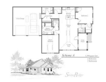 Floorplan of Maples of Honea Path, Assisted Living, Honea Path, SC 1