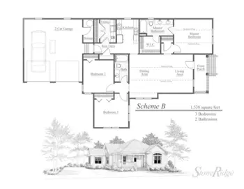 Floorplan of Maples of Honea Path, Assisted Living, Honea Path, SC 2
