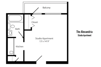 Floorplan of Margate Manor, Assisted Living, Margate, FL 13
