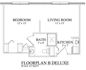 Floorplan of Ridgewood at Shenango Valley, Assisted Living, Hermitage, PA 4