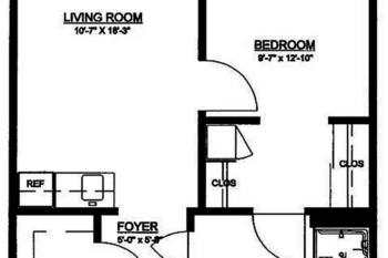 Floorplan of Sanatoga Court, Assisted Living, Pottstown, PA 2