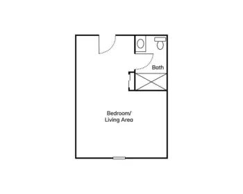 Floorplan of Sycamore Trace, Assisted Living, Kingston, TN 2