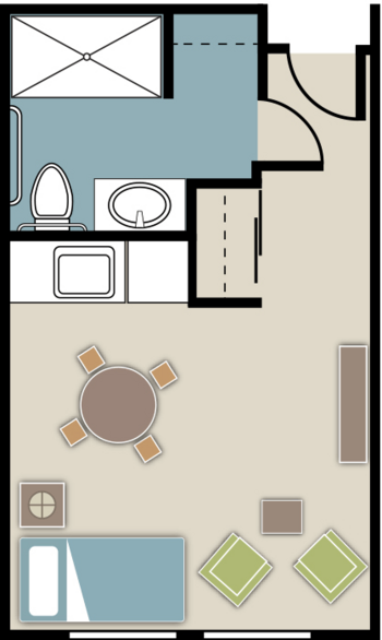 Floorplan of Tanner Spring Assisted Living, Assisted Living, Memory Care, West Linn, OR 3