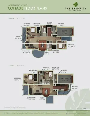 Floorplan of The Brennity at Fairhope, Assisted Living, Fairhope, AL 2