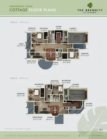 Floorplan of The Brennity at Fairhope, Assisted Living, Fairhope, AL 3