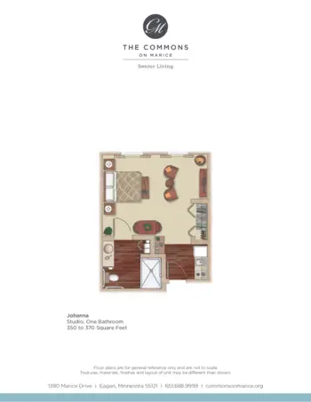 Floorplan of The Commons on Marice, Assisted Living, Memory Care, Eagan, MN 1