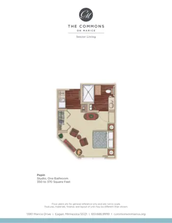 Floorplan of The Commons on Marice, Assisted Living, Memory Care, Eagan, MN 2